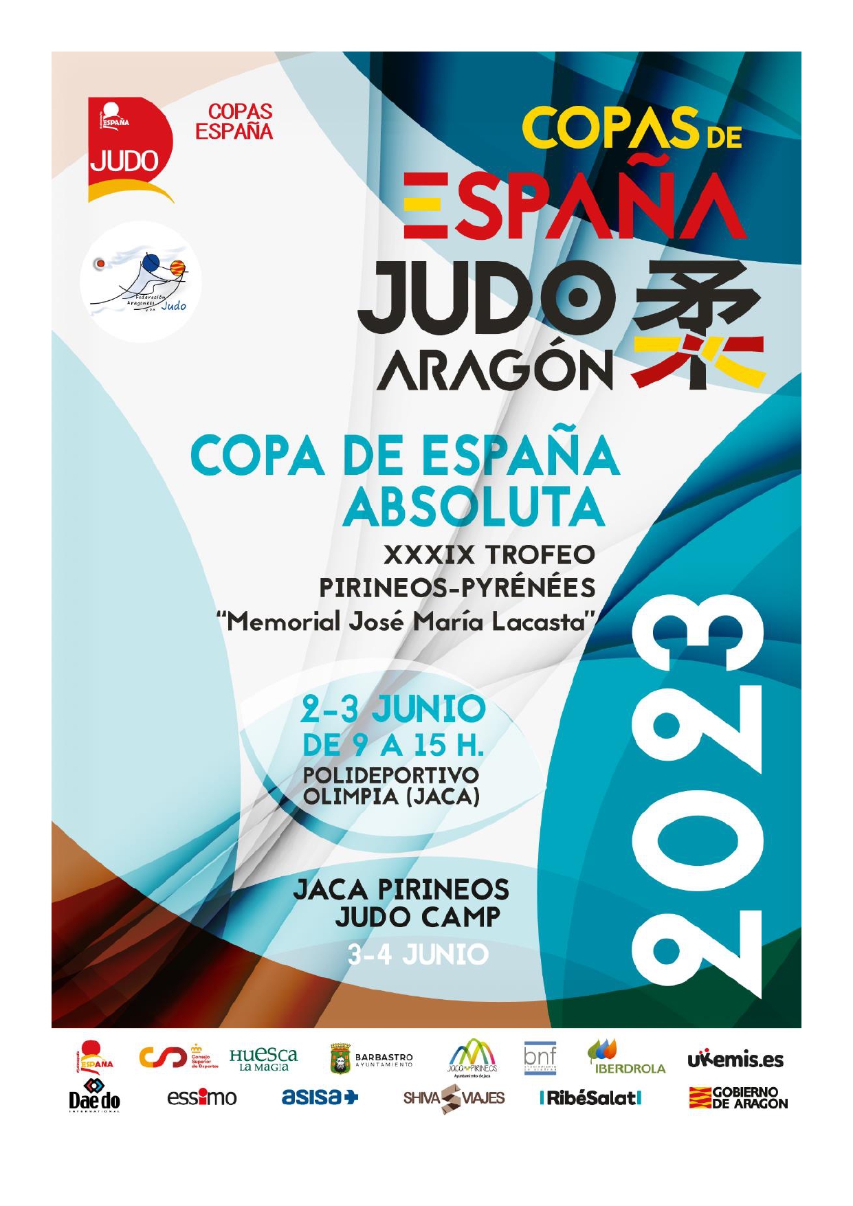 COPA DE ESPAÑA ABSOLUTA - XXXIX TROFEO PIRINEOS - JACA-PIRINEOS JUDO CAMP  2023